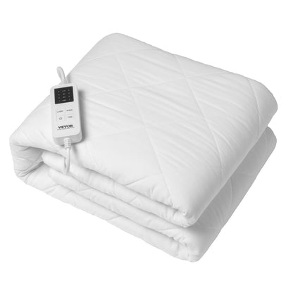 Heated mattress pad 195 x 165 cm Queen Electric heater with timer automatic shut-off