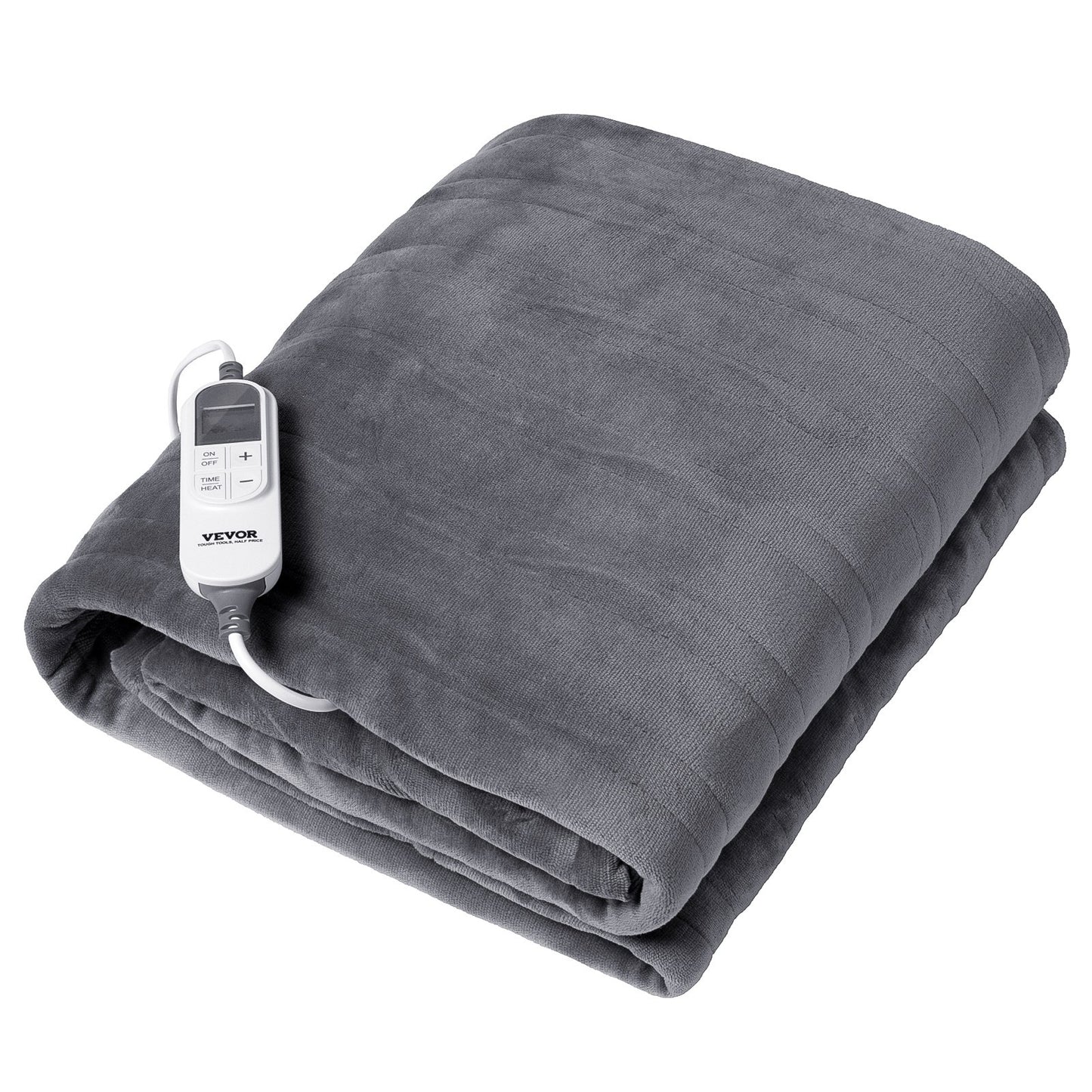 Uppvärmd filt 130 x 160 cm Elektrisk kast mjuk flanell för present mormor