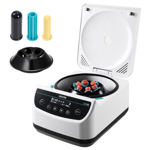 Centrifugmaskin 2/5/10/15/50 ml Hastighet 500-4000 rpm med 1 rotor och timer