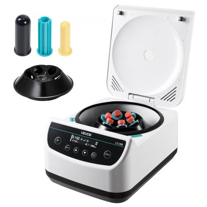 Centrifugmaskin 2/5/10/15/50 ml Hastighet 500-4000 rpm med 1 rotor och timer