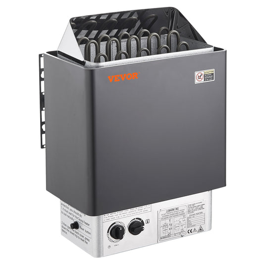 8KW Elektrisk Bastuvärmare Spis Inbyggd kontroll för 8-12 m³ Home Spa