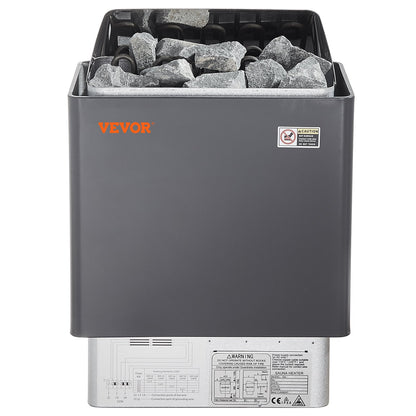 6KW Elektrisk Bastuvärmare Spis Digital Controller för 5-9 m³ Home Spa