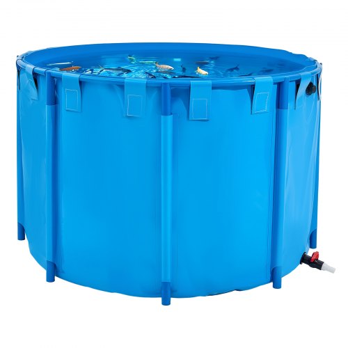 Canvas Fish Pond Upland Fish Aquarium 448.8 Gallon Round Koi Pond (Blue)