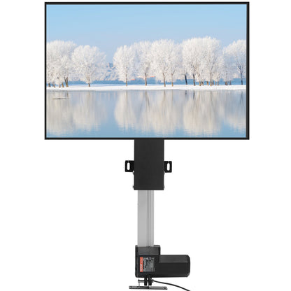 Motorized TV Lift Stroke 28 inches Motorized TV Mount Fits 26-57 inch TV Lift with Remote Control Height Adjustable 28 inches Load Capacity 132 Lbs