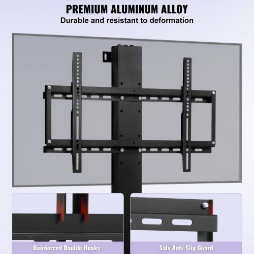TV Lift Stand Motorized TV Auto Lift Mounting Bracket for 26"-60" Flat Screen LCD/LED/OLED Plasma TV Heavy Duty Electric TV Mount Motorized TV Lift