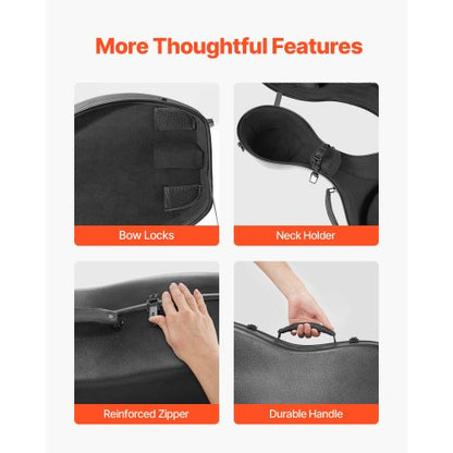 Portable Composite Carbon Fiber 4/4 Full Size Cello Case Carrying Bag