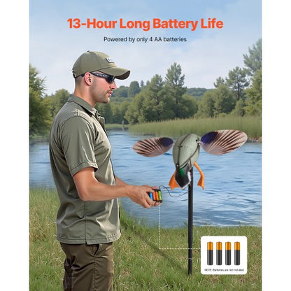 Spinning Wing Motion Duck Bells Outdoor Realistic Teal Decoys For Hunting