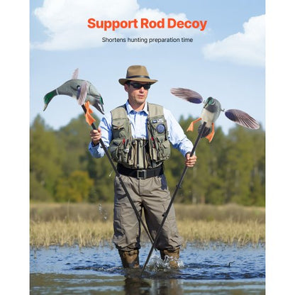 Spinning Wing Motion Duck Bells Outdoor Realistic Teal Decoys For Hunting