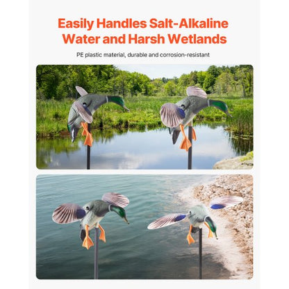 Spinning Wing Motion Duck Bells Outdoor Realistic Teal Decoys For Hunting