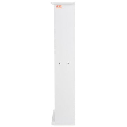 Media Storage Cabinet 5 lager Justerbara DVD-hyllor Rymmer 240 CD-skivor Vita