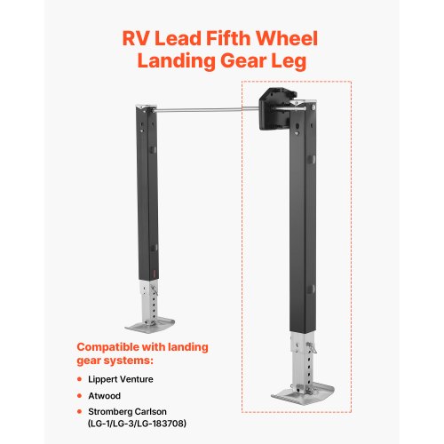 RV Lead Five Wheel Landing Gear Legs 179013 For Lippert Venture 32.5 Inch | EU