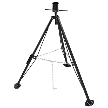 5th Wheel Stand Stabilizer, 5000 LBS Load Capacity Stand Turntable Stabilizer, 35"-57" Adjustable Height RV Gooseneck Stabilizer, Stand Jack for Fifth Wheel Trailers, RVs and Motorhomes