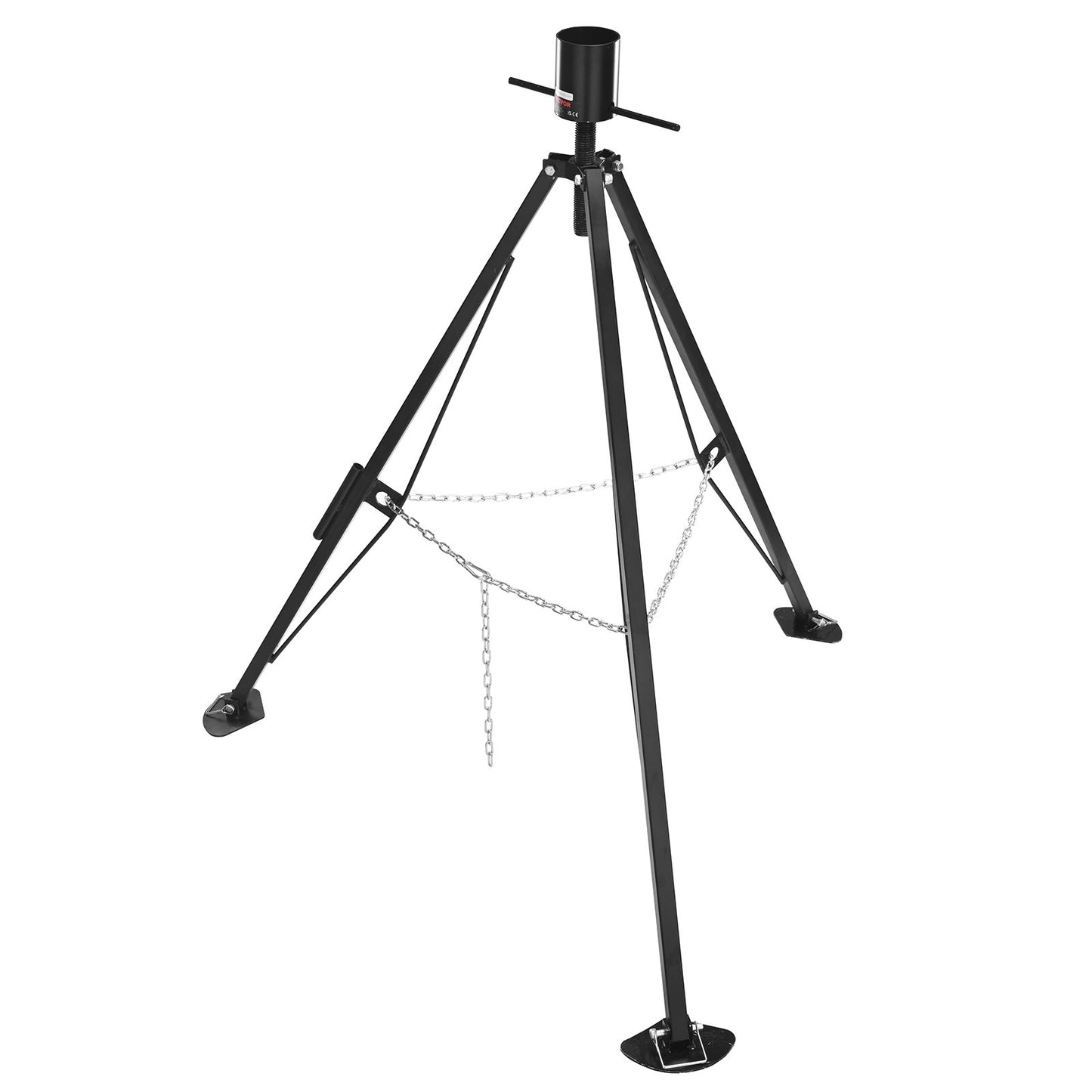 5th Wheel Stand Stabilizer, 5000 LBS Load Capacity Stand Turntable Stabilizer, 35"-57" Adjustable Height RV Gooseneck Stabilizer, Stand Jack for Fifth Wheel Trailers, RVs and Motorhomes