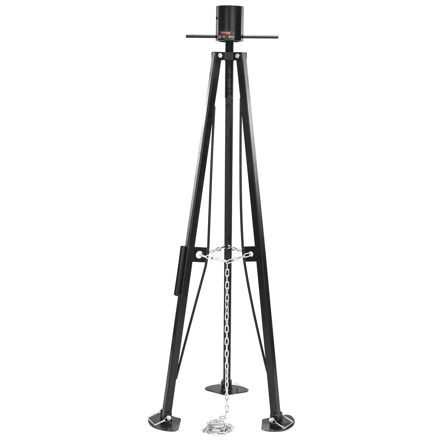 5th Wheel Stand Stabilizer, 5000 LBS Load Capacity Stand Turntable Stabilizer, 35"-57" Adjustable Height RV Gooseneck Stabilizer, Stand Jack for Fifth Wheel Trailers, RVs and Motorhomes