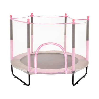60" Trampoline for Kids Mini Toddler Trampoline with Net Indoor Outdoor