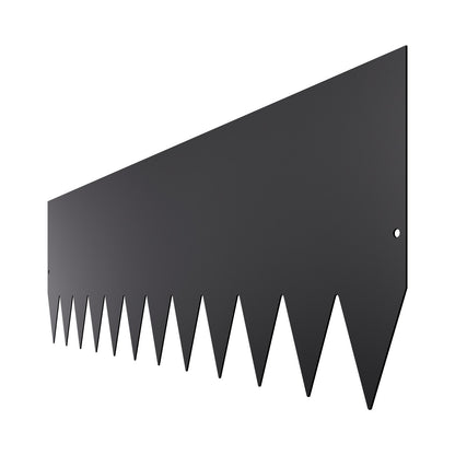Stål Landskapskant 4-pack 40 x 12 tum Rostbeständig Pathway Divider