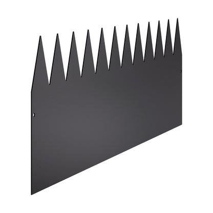 Stål Landskapskant 4-pack 40 x 12 tum Rostbeständig Pathway Divider