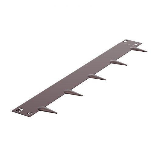 Stålkantlist 5-pack 91 x 10 cm Rostbeständig för trädgården Brun |  EU