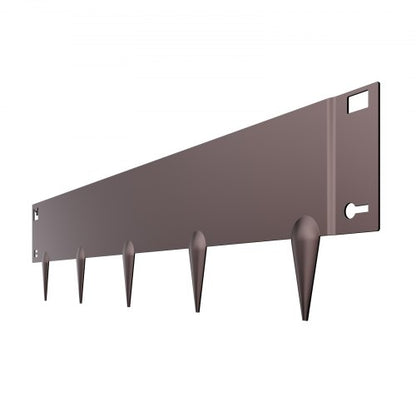 Stålkantlist 5-pack 91 x 13 cm Rostbeständig för trädgården Brun
