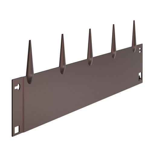 Stålkantlist 5-pack 91 x 13 cm Rostbeständig för trädgården Brun