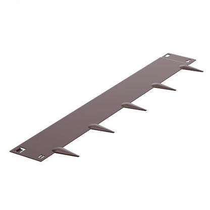 Stålkantlist 5-pack 91 x 13 cm Rostbeständig för trädgården Brun
