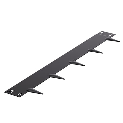 Stål Landskapskant 5-pack 39 x 4 tum Rostbeständig för Yard Black