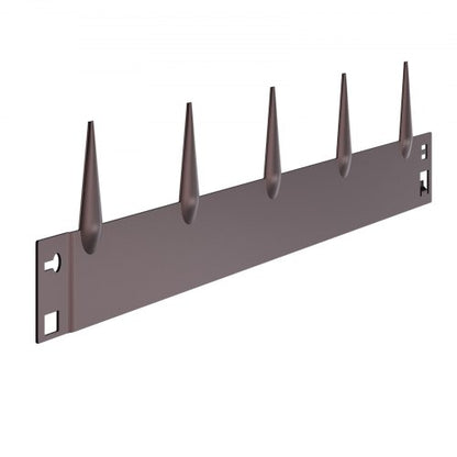 Stålkantlist 5-pack 91 x 7,5 cm Rostbeständig för trädgården Brun |  EU