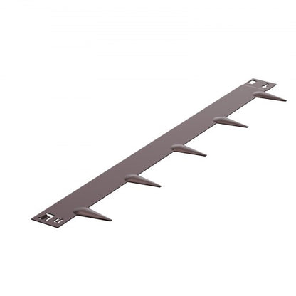 Stålkantlist 5-pack 91 x 7,5 cm Rostbeständig för trädgården Brun |  EU
