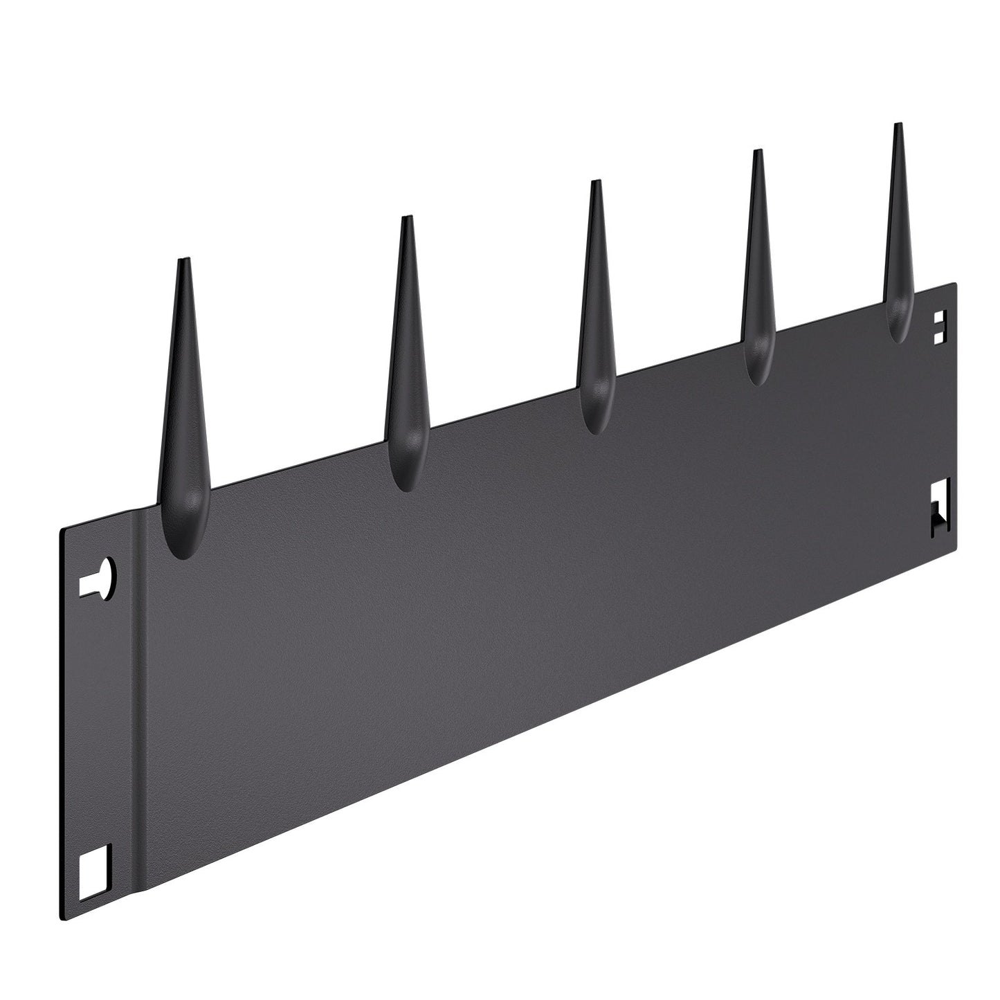 Stål Landskapskant 5-pack 39 x 5 tum Rostbeständig för Yard Black