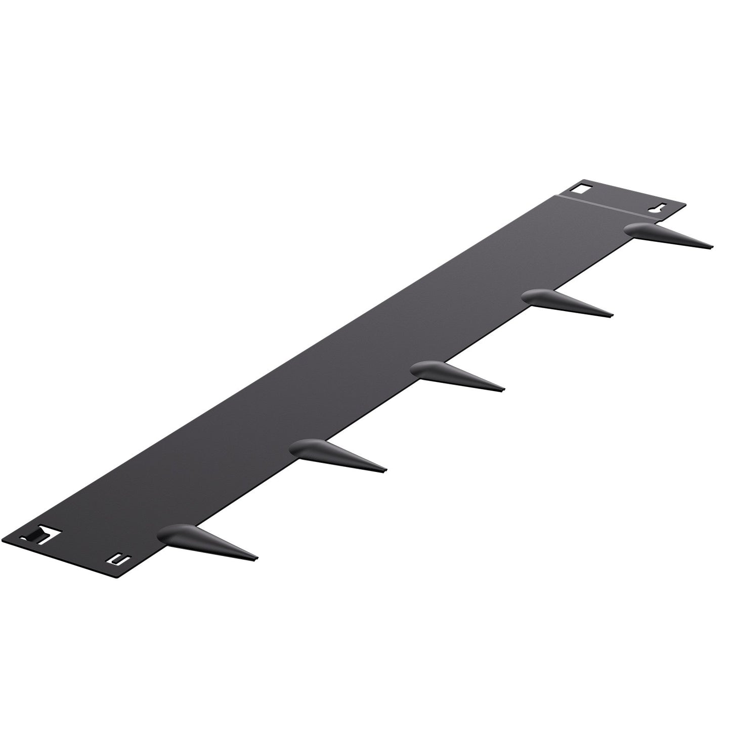 Stål Landskapskant 5-pack 39 x 5 tum Rostbeständig för Yard Black