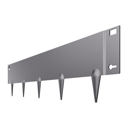 Steel Landskapskant 5-pack 39 x 5 tum Rostbeständig för Yard Dark Grey