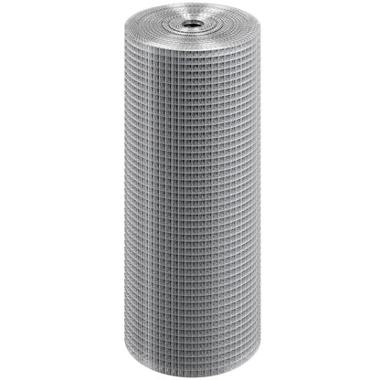Hardware Cloth, 1/2 Inch 24 Inch x 100 Feet 19 Gauge, Hot Dipped Galvanized Wire Mesh Roll, Chicken Wire Fence, Wire Mesh for Rabbit Cages, Garden, Small Rodents