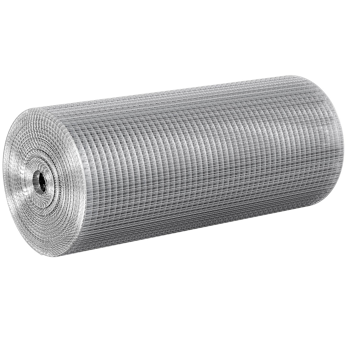 Hardware Cloth, 1/2 Inch 24 Inch x 100 Feet 19 Gauge, Hot Dipped Galvanized Wire Mesh Roll, Chicken Wire Fence, Wire Mesh for Rabbit Cages, Garden, Small Rodents