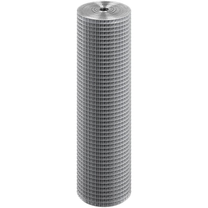 Hårdvaraduk, 1/2 tum 24 tum x 50 fot 19 gauge, varmförzinkad trådnätrulle, kycklingtrådsstängsel, trådnät för kaninburar, trädgård, små gnagare