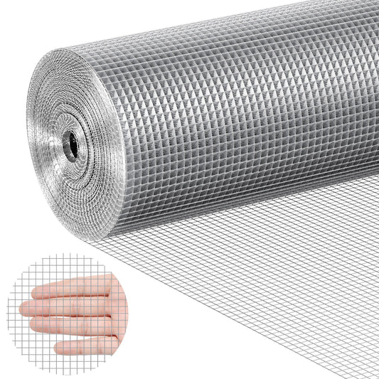 Hårdvarutyg 1/4" 36 tum x 50 fot 23 Ga Trådnät Roll Kyckling Tråd Stängsel