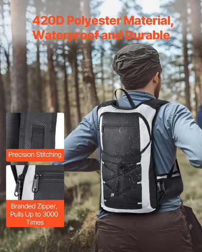 Hydration Pack Backpack 3L TPU Water Bladder Cycling Hiking Running Camping