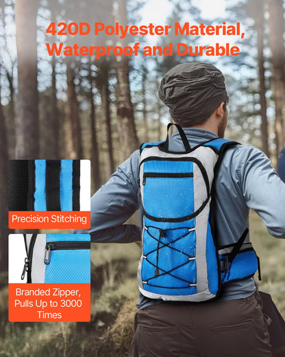 Hydration Pack Backpack 3L TPU Water Bladder Cycling Hiking Running Camping