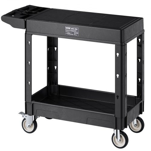 Service trolley with 2 shelves 227 kg 84 x 43 cm with wheels | EU
