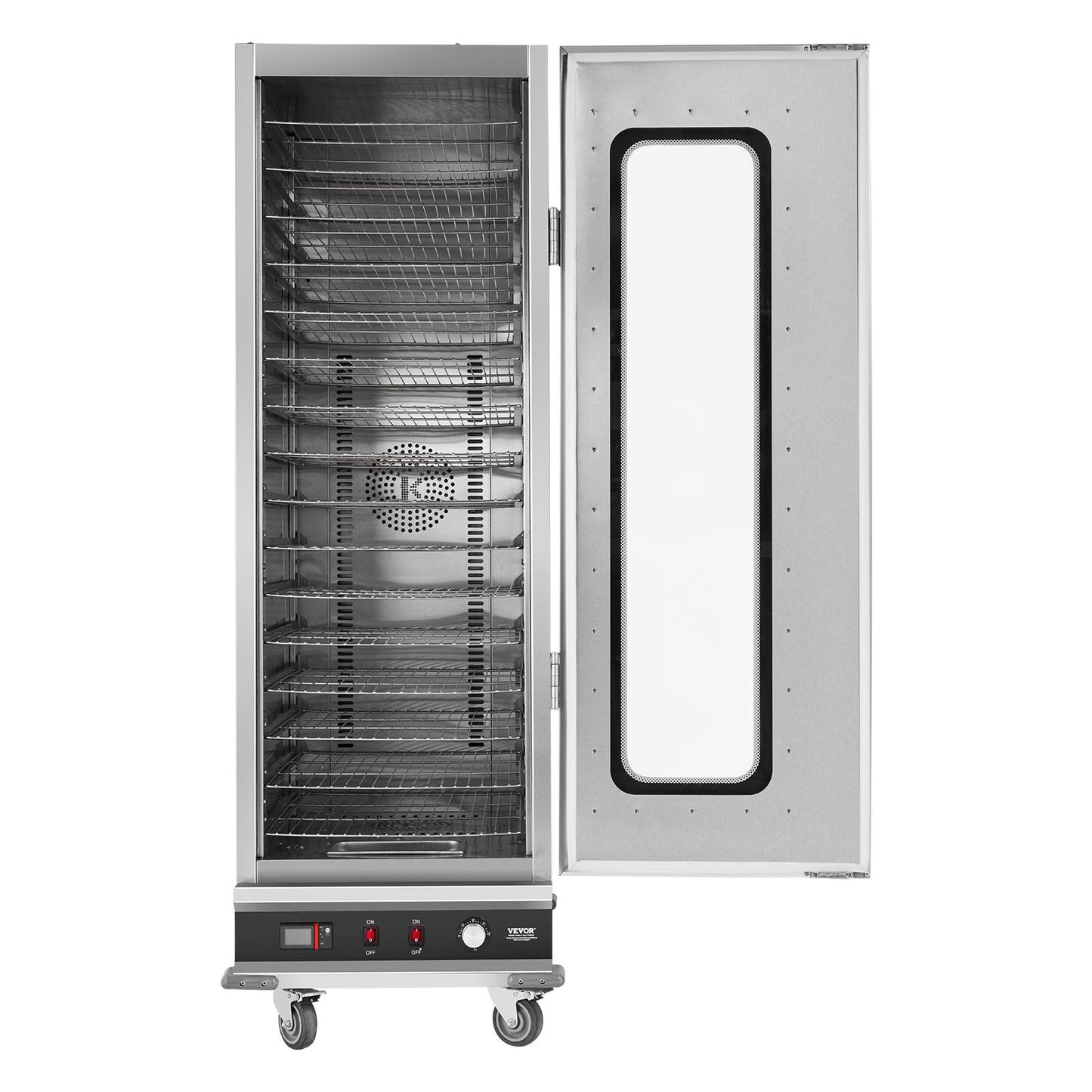 Hot Box Food Warmer 16-Tier Concession Warmer Cabinet with Water Tray