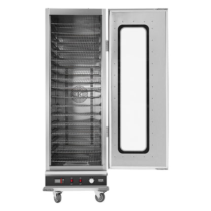 Hot Box Food Warmer 16-Tier Concession Warmer Cabinet with Water Tray