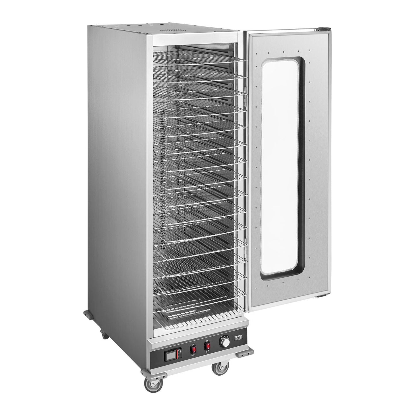 Hot Box Food Warmer 16-Tier Concession Warmer Cabinet with Water Tray