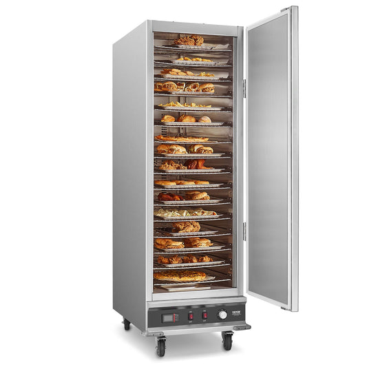 Hot Box Food Warmer 16-Tier Concession Warmer Cabinet with Water Tray