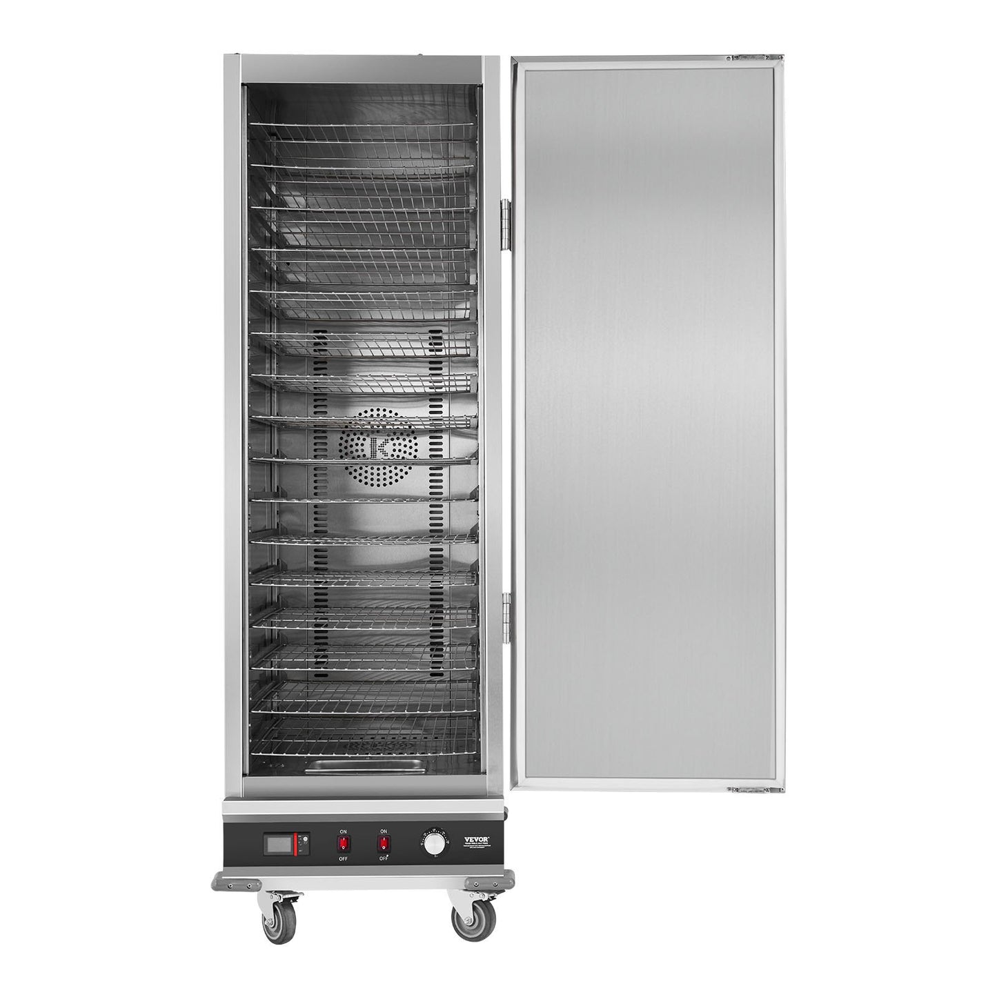 Hot Box Food Warmer 16-Tier Concession Warmer Cabinet with Water Tray