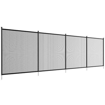 Pool Fence 4 x 96 FT Removable Pool Fence for Outdoor Pools
