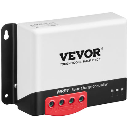 50A MPPT Solar Charge Controller, 12V / 24V Auto DC Input, Solar Panel Regulator Laddare med Bluetooth-modul, 98 % laddningseffektivitet för förseglad (AGM), gel, översvämmad och litiumbatteriladdning