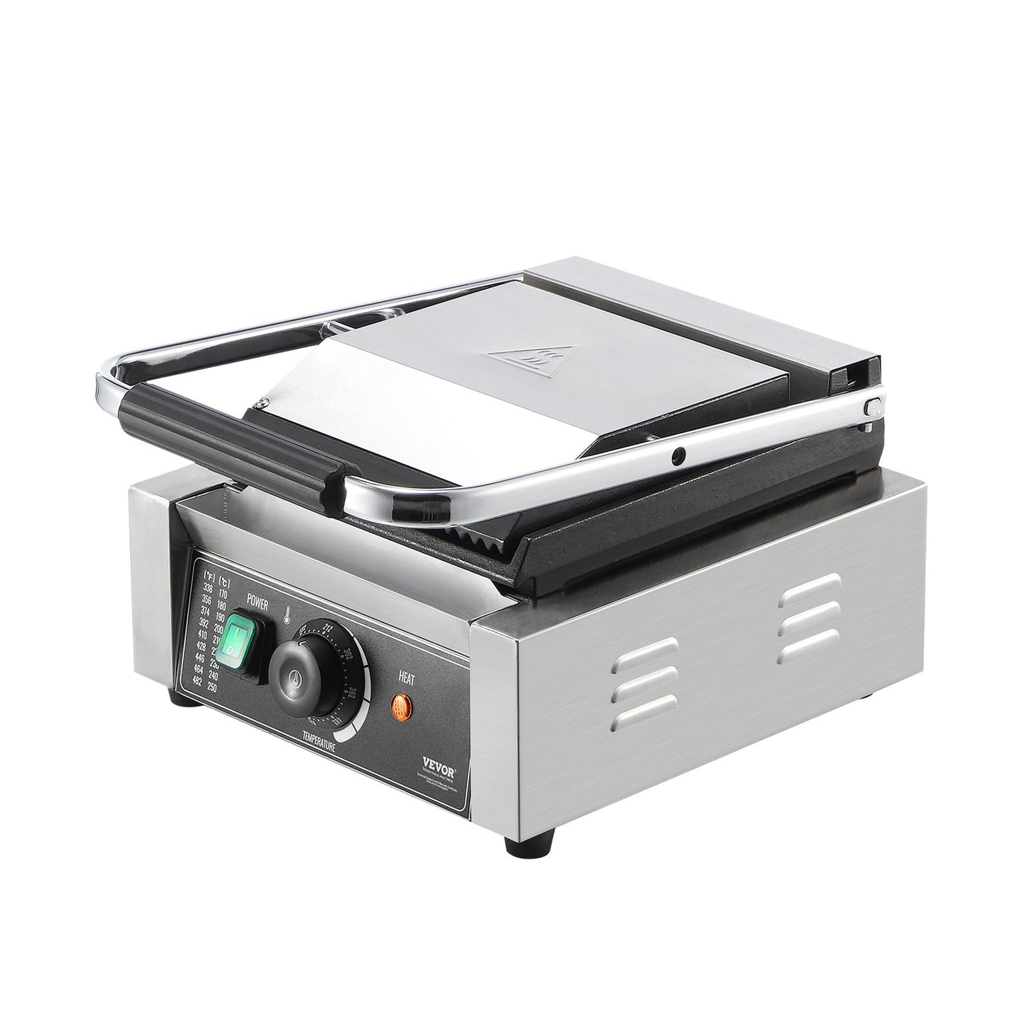 Commercial panini press grill Electric sandwich maker Grill plate 9"x9