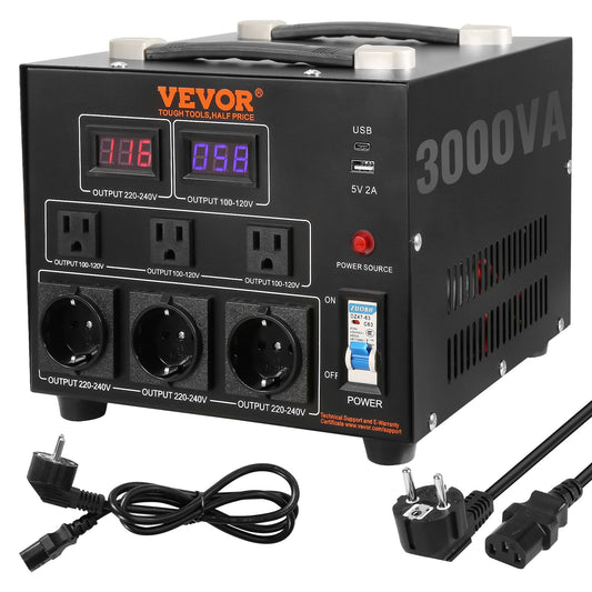 3000VA Spannungswandler Transformator Step Up/Down 220V-110V /110V-220V CE