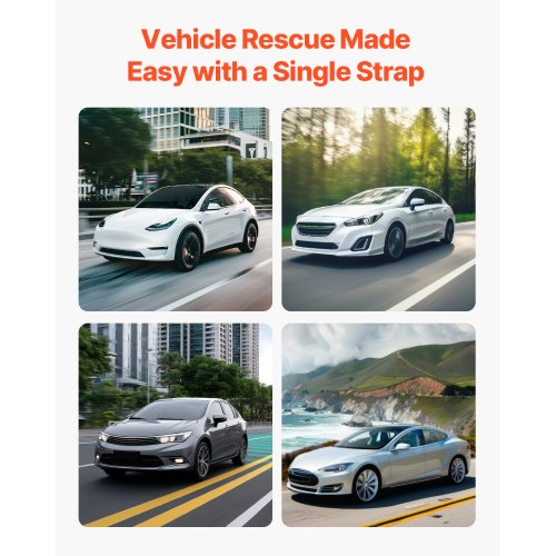 Abschleppseil 17000 lbs 20 ft Auto-Abschleppkabel mit 2 Haken Heavy Duty | EU