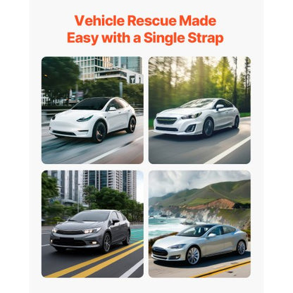 Abschleppseil 17000 lbs 20 ft Auto-Abschleppkabel mit 2 Haken Heavy Duty | EU