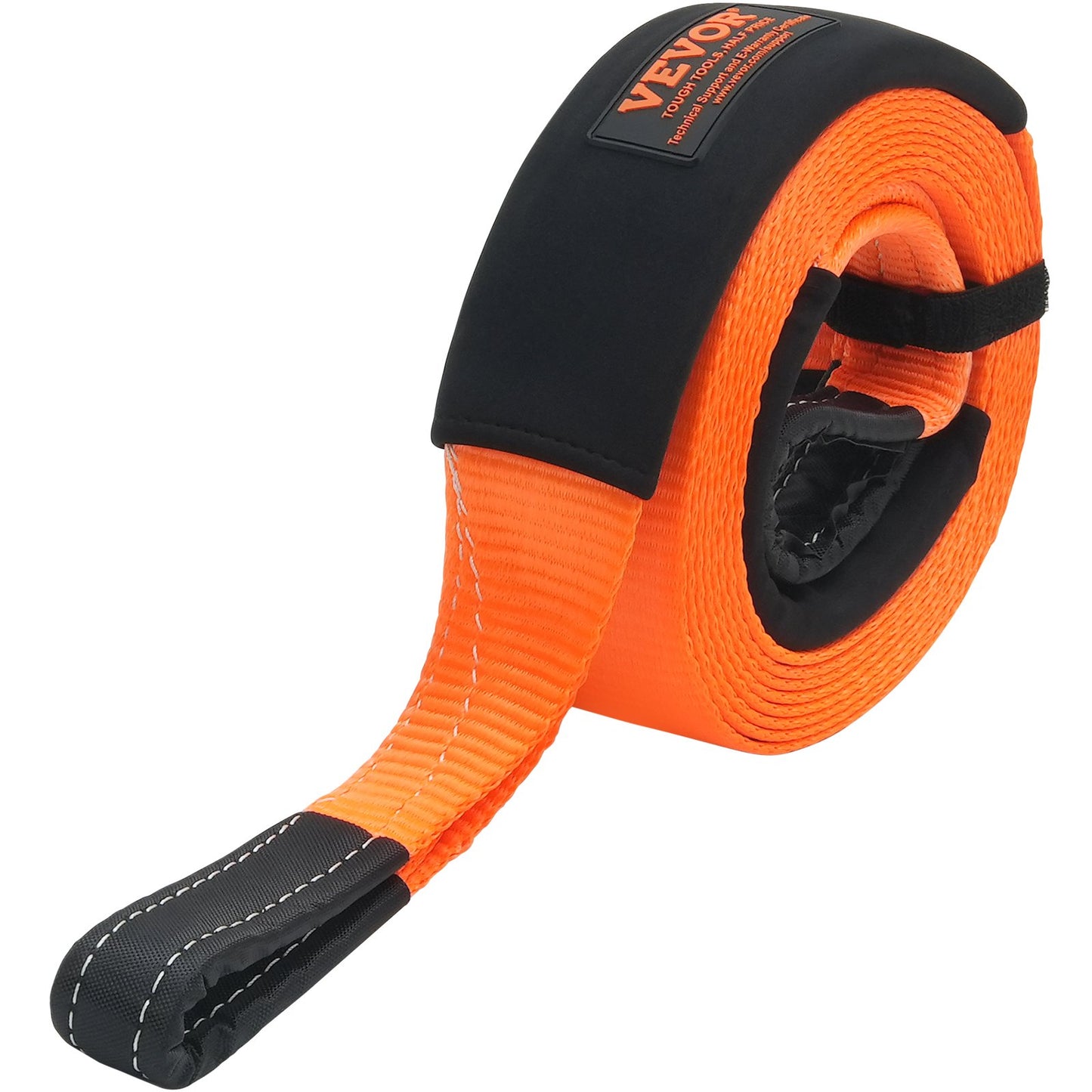 Hochleistungs-Abschleppgurt-Bergeset 3" x 20 ft (MBS-36.000 lbs) Tree Saver-Windengurt, dreifach verstärkte Öse &amp; Schutzhüllen &amp; Aufbewahrungstasche, 3/4" D-Ring-Schäkel, für Jeep SUV ATV